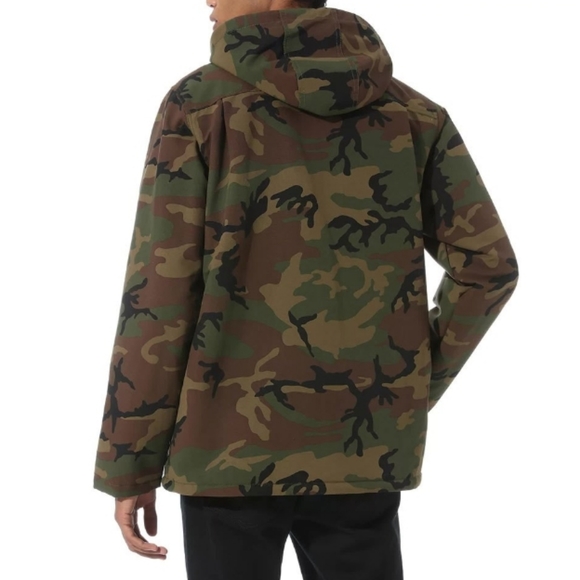 Vans Military Camo Mens Hooded Winter Jacket Coat - Picture 4 of 12
